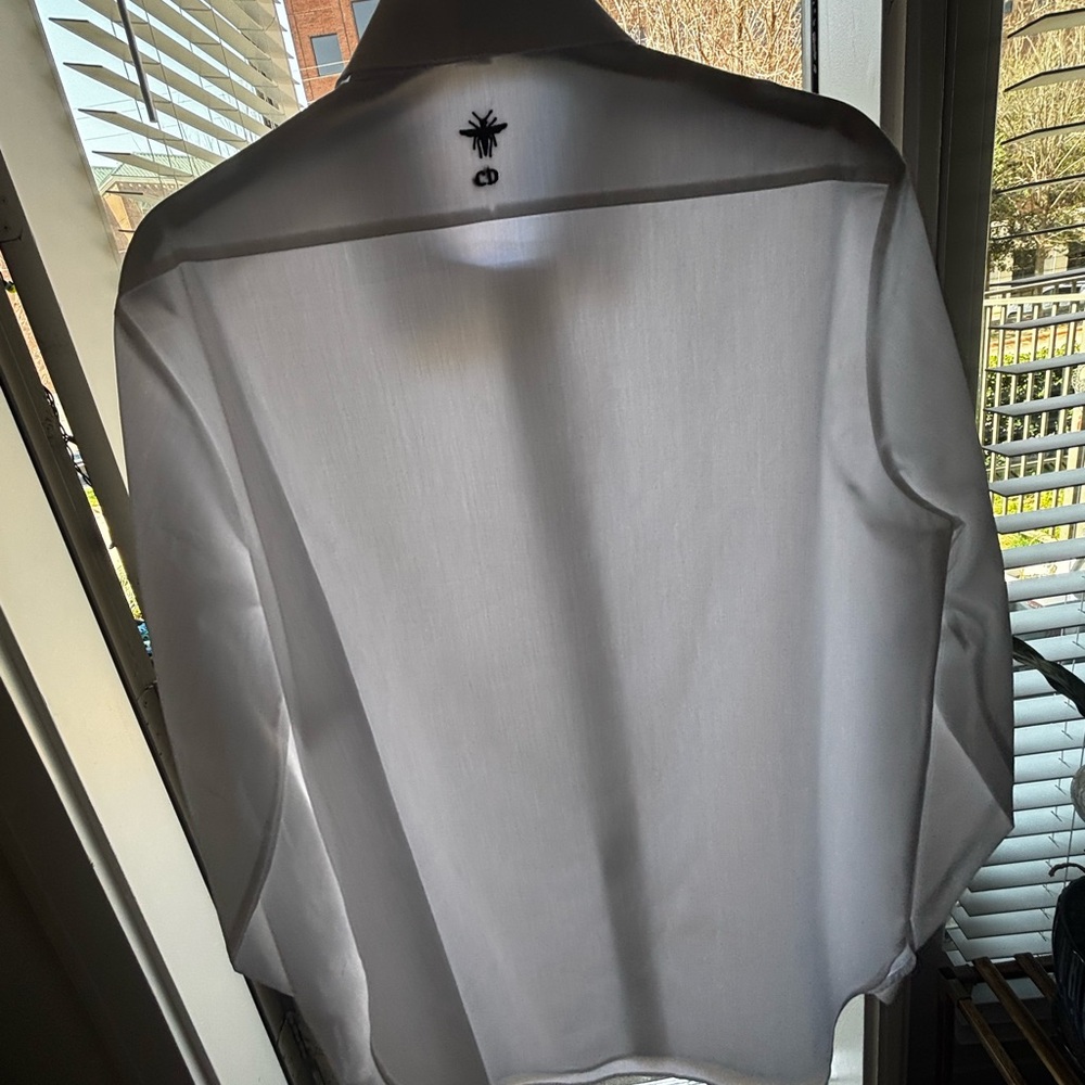 Dior Uniforme Women's White Button Down Shirt - Picture 2 of 7